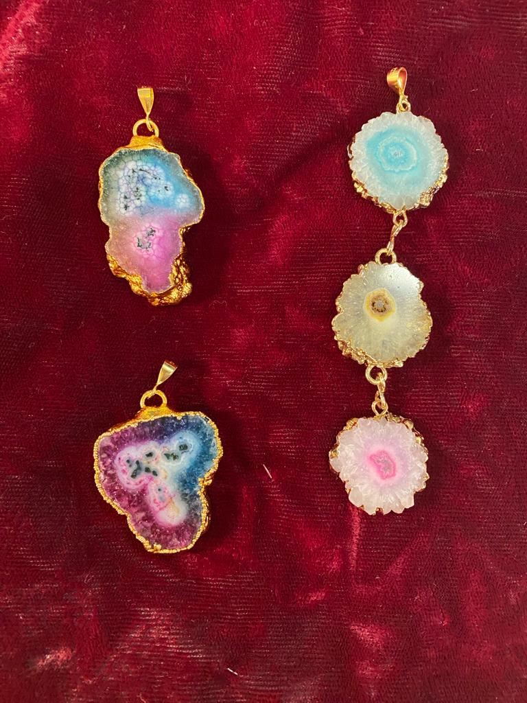 Pendientes Llama Triple