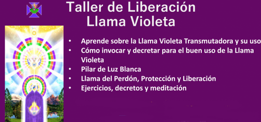 TALLER DE LLAMA VIOLETA TRANSMUTADORA – VIDEO Y PDF